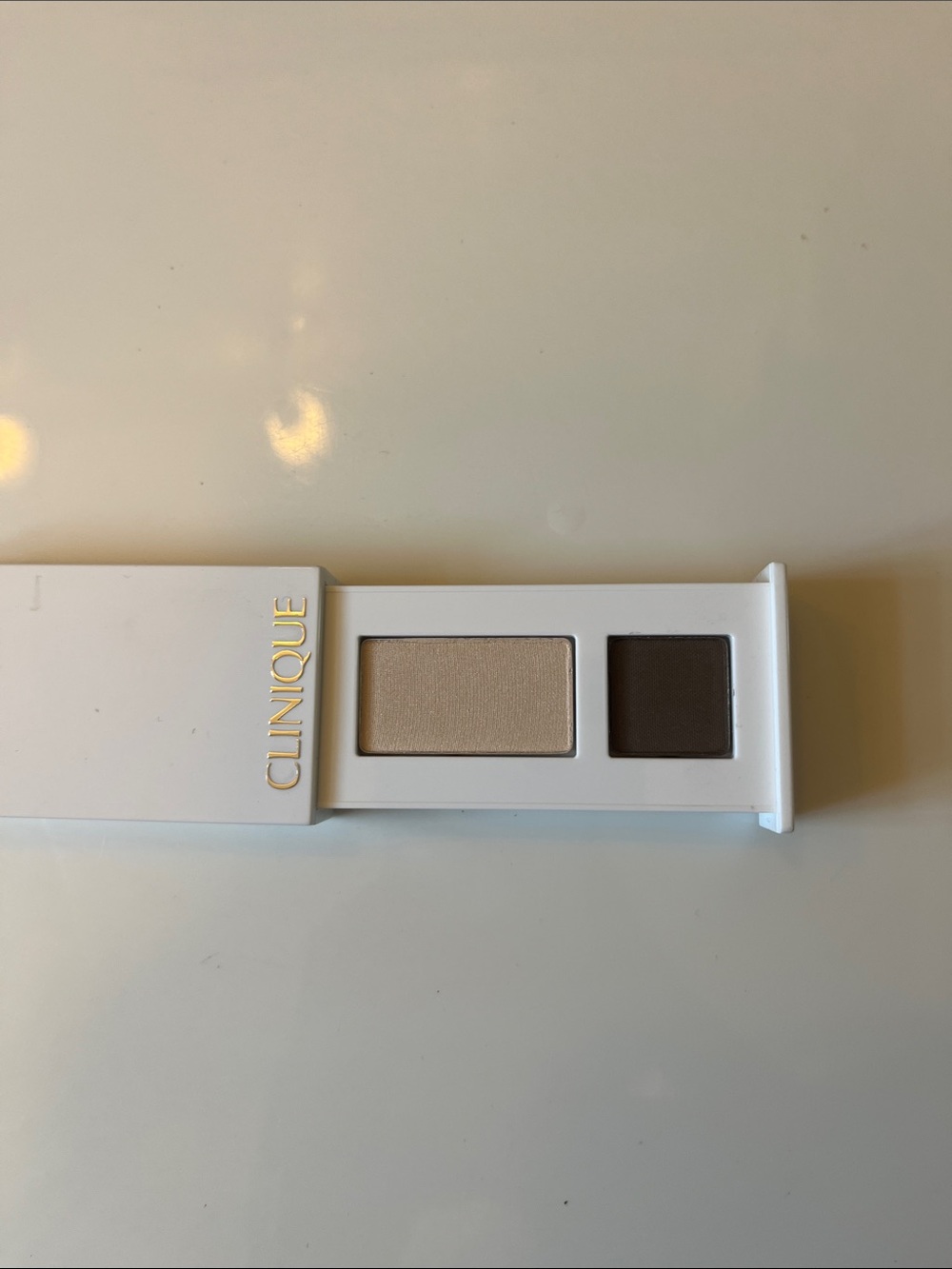 Clinique All About Shadow Duo AC French Roast 04 ivory bisque/bronze satin